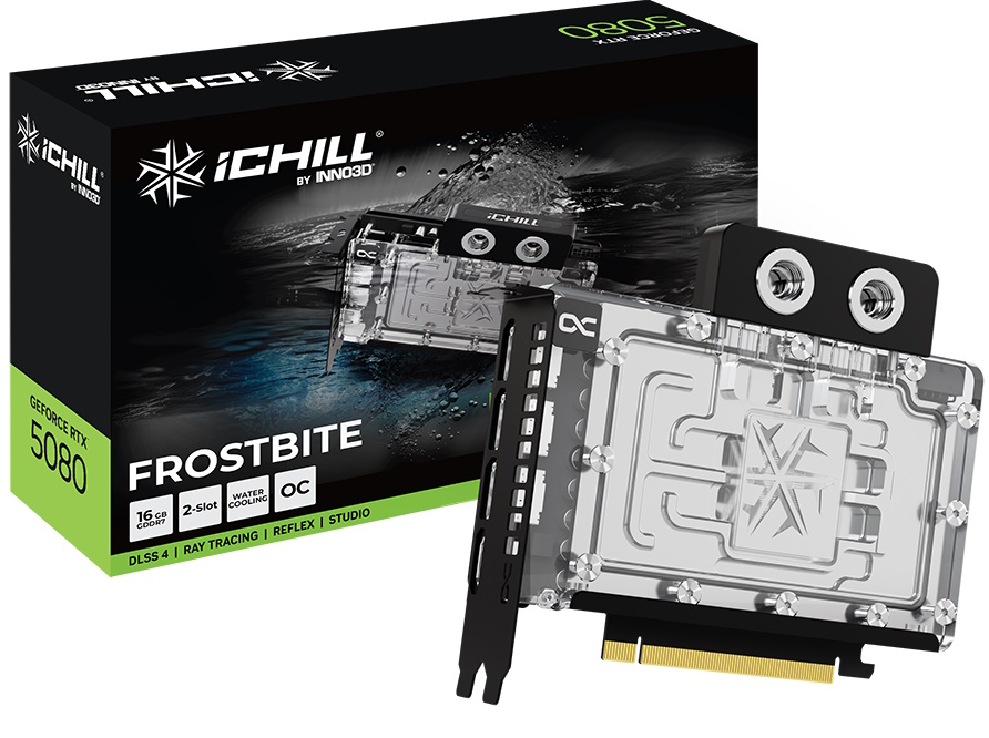 Inno3D GeForce RTX 5080 ICHILL FROSTBITE