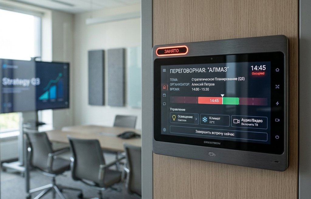 Система управления переговорной Crestron: гид для IT-менеджера Система управления переговорной Crestron: гид для IT-менеджера
