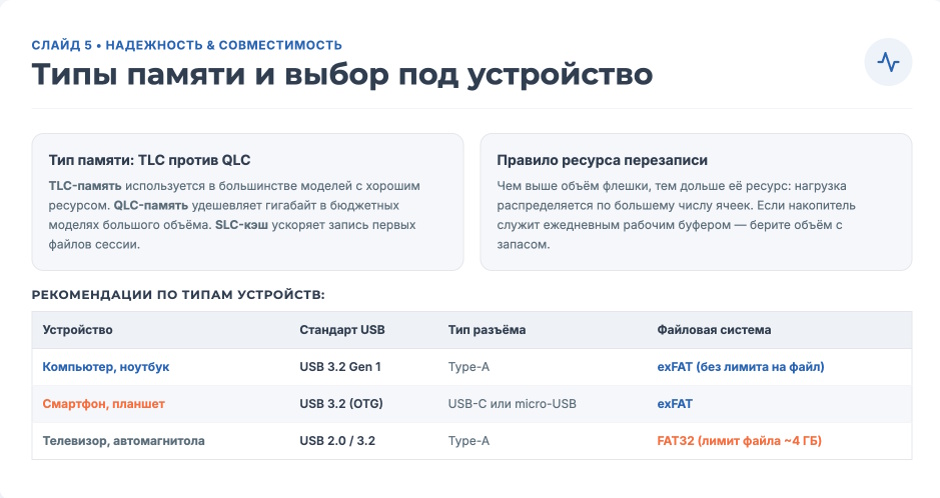 Флешка USB: как выбрать и на что смотреть в 2026 году Флешка USB: как выбрать и на что смотреть в 2026 году