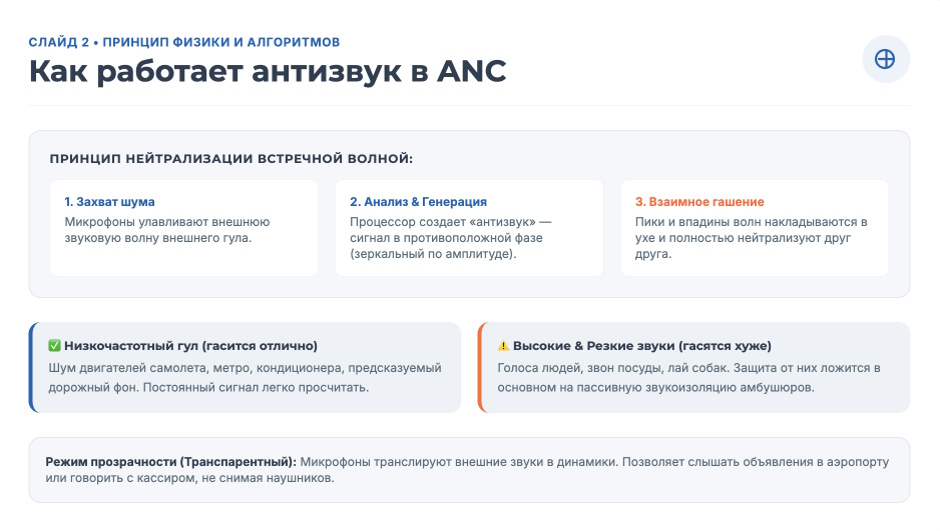 Наушники с шумоподавлением: топ-5 ANC-моделей 2026 года