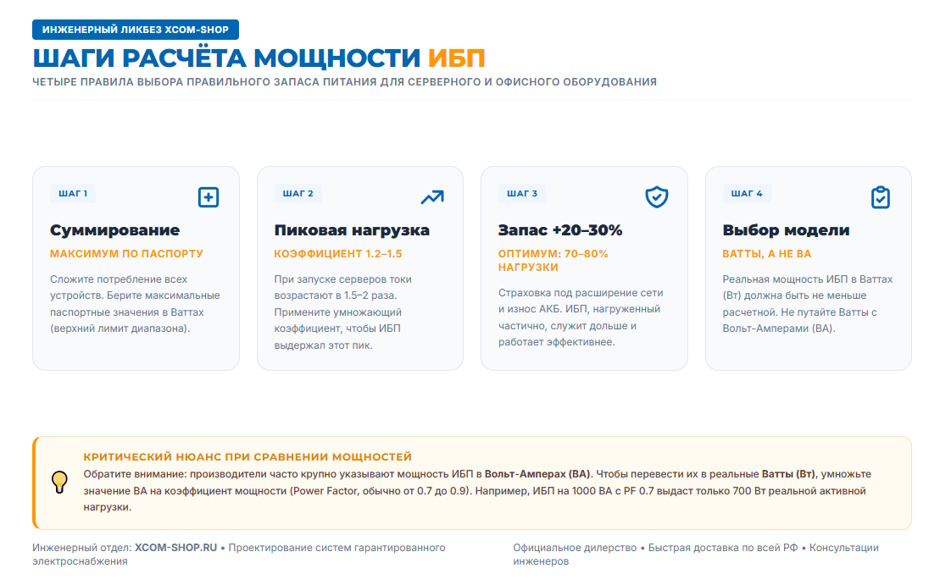 ИБП для серверной: как рассчитать мощность и выбрать топологию On-Line против Line-Interactive ИБП для серверной: как рассчитать мощность и выбрать топологию On-Line против Line-Interactive
