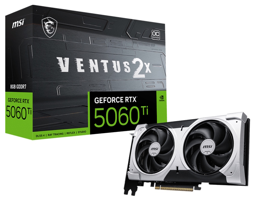 MSI GeForce RTX 5060 Ti VENTUS 2X OC PLUS 8 ГБ