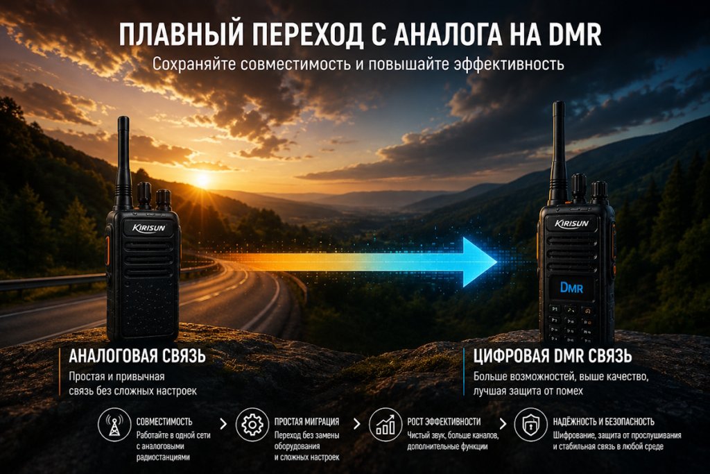 Цифровая или аналоговая рация: в чём разница и что выбрать для бизнеса