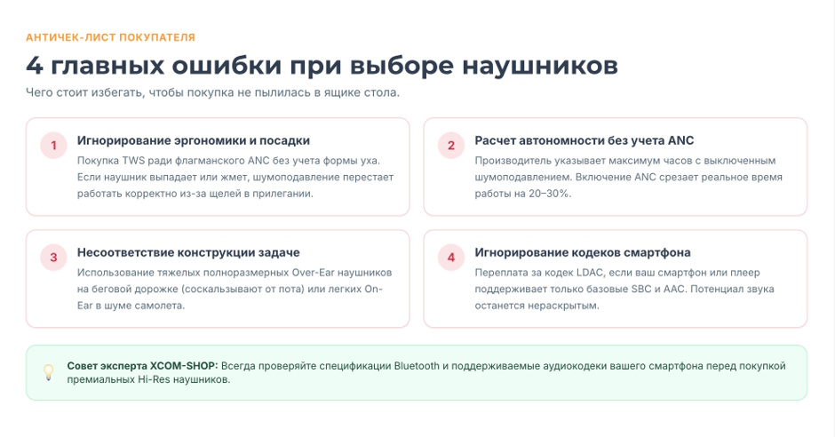 Беспроводные наушники: рейтинг 2026 года