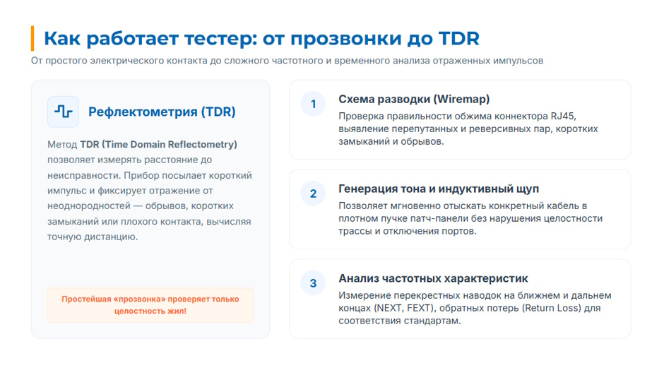 Что такое кабельный тестер и для чего он нужен