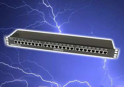 Устройства грозозащиты OSNOVO для сети Ethernet c линией PoE