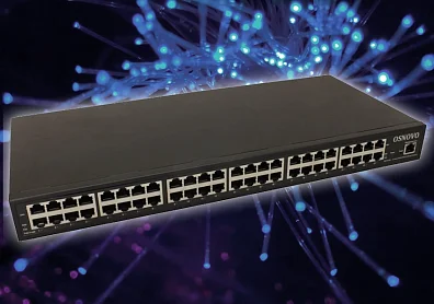 Управляемый инжектор Gigabit Ethernet на 24 устройства с бюджетом PoE 370 Вт