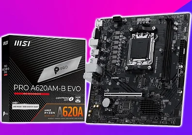 MSI PRO A620AM-B EVO: что предлагает базовая плата для AM5?