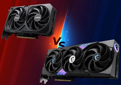 MSI GeForce RTX 5060 SHADOW 2X OC и GAMING TRIO: RTX 5060 с двумя или тремя вентиляторами?